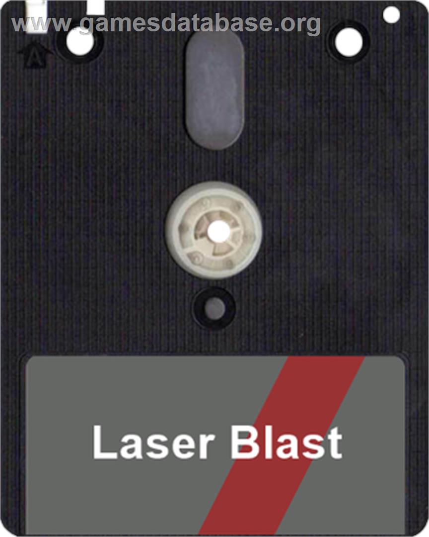 Laser Blast - Amstrad CPC - Artwork - Disc
