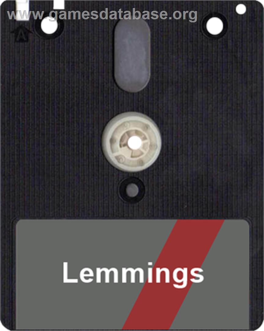 Lemmings - Amstrad CPC - Artwork - Disc