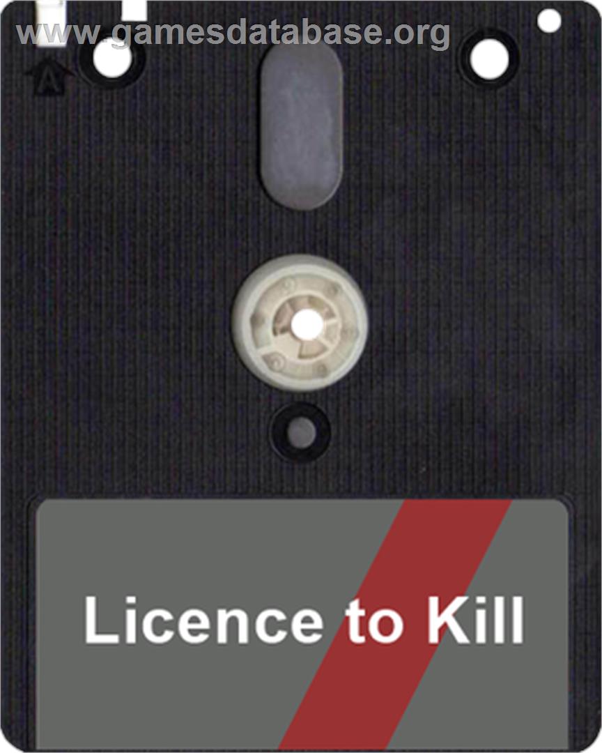 Licence to Kill - Amstrad CPC - Artwork - Disc