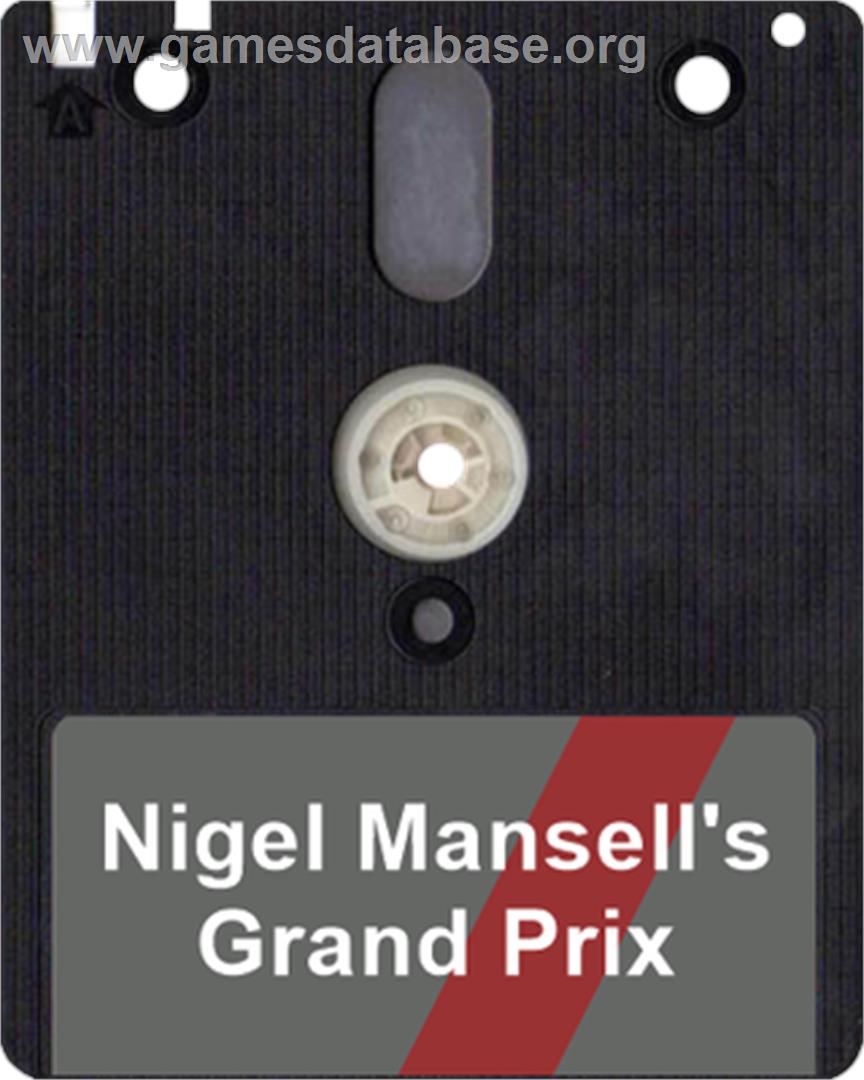 Nigel Mansell's Grand Prix - Amstrad CPC - Artwork - Disc