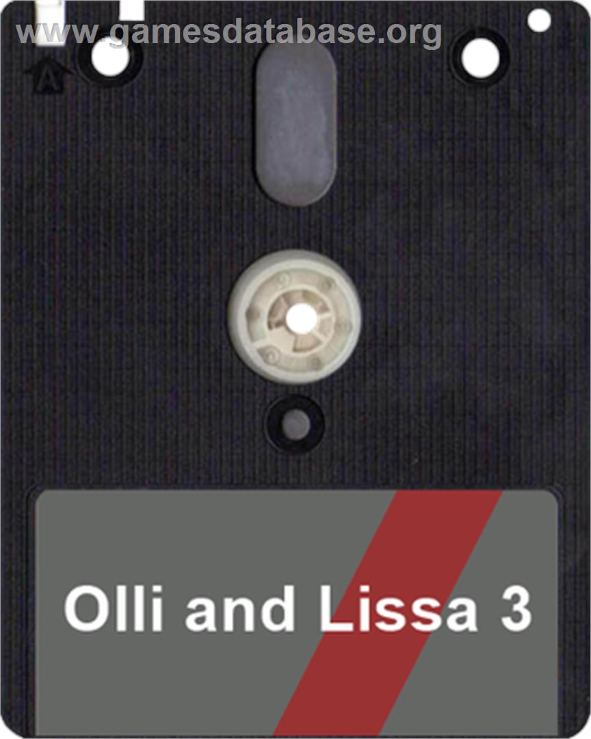 Olli & Lissa 3: The Candlelight Adventure - Amstrad CPC - Artwork - Disc