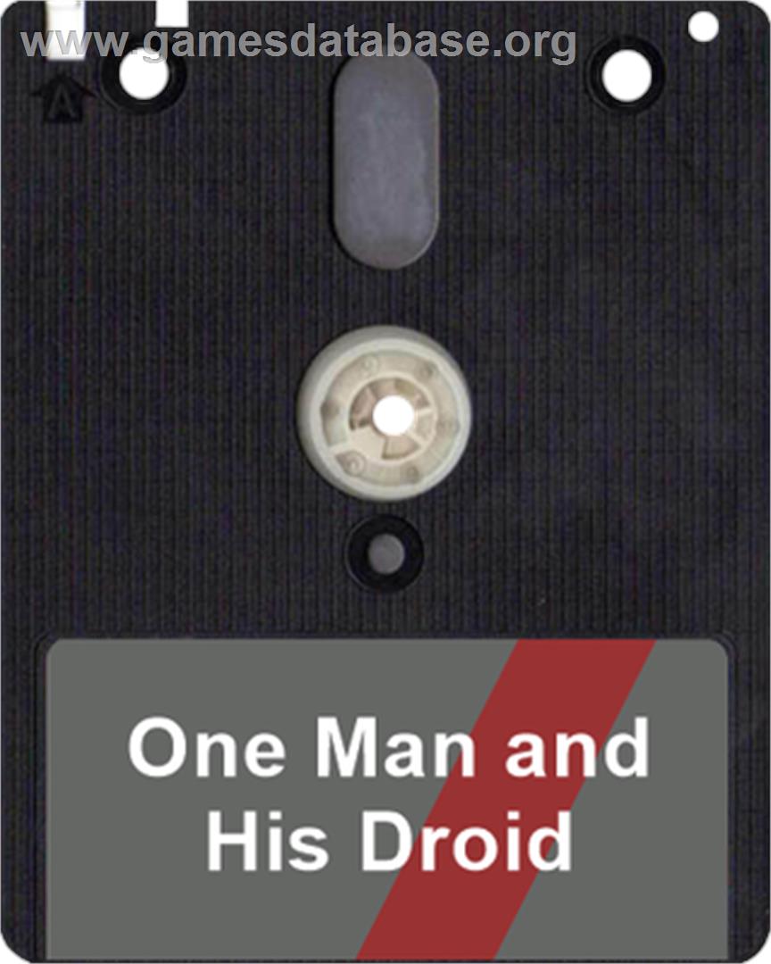One Man and his Droid - Amstrad CPC - Artwork - Disc