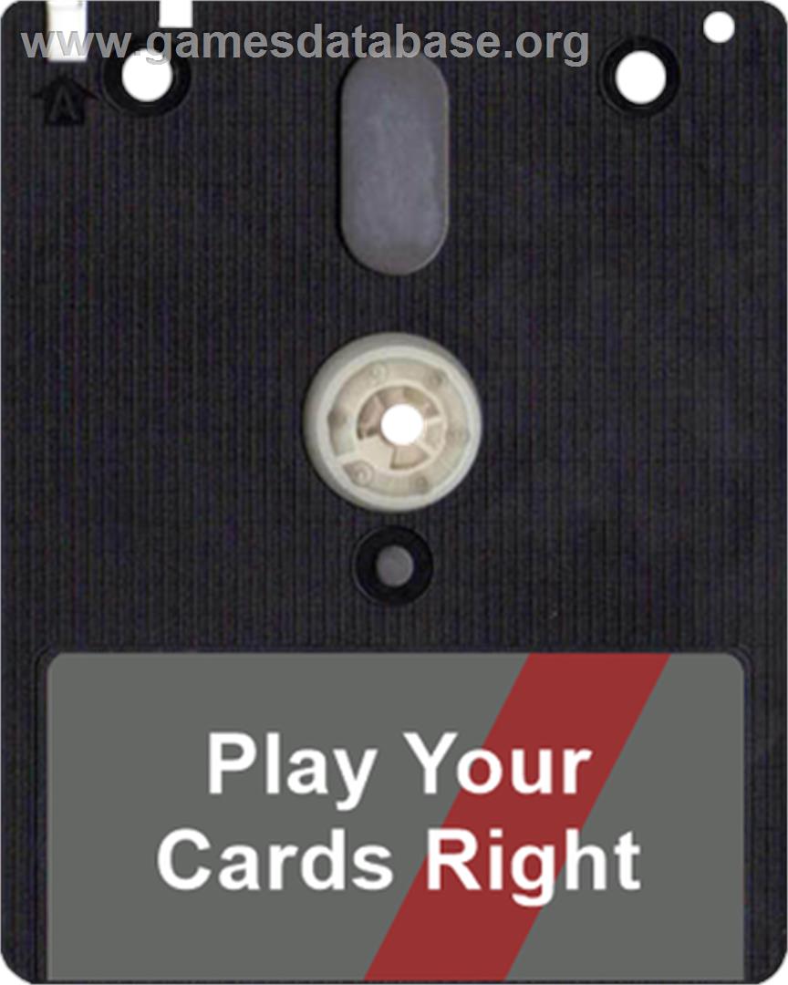 Play Your Cards Right - Amstrad CPC - Artwork - Disc