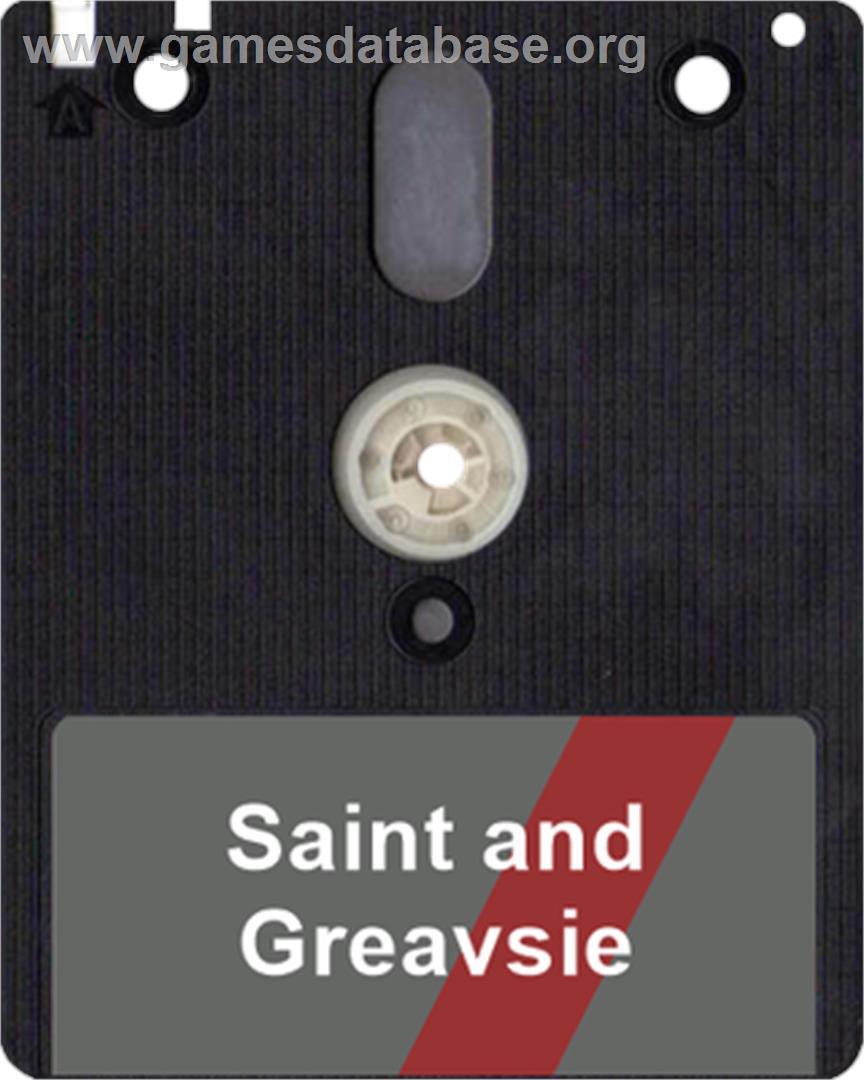 Saint And Greavsie - Amstrad CPC - Artwork - Disc