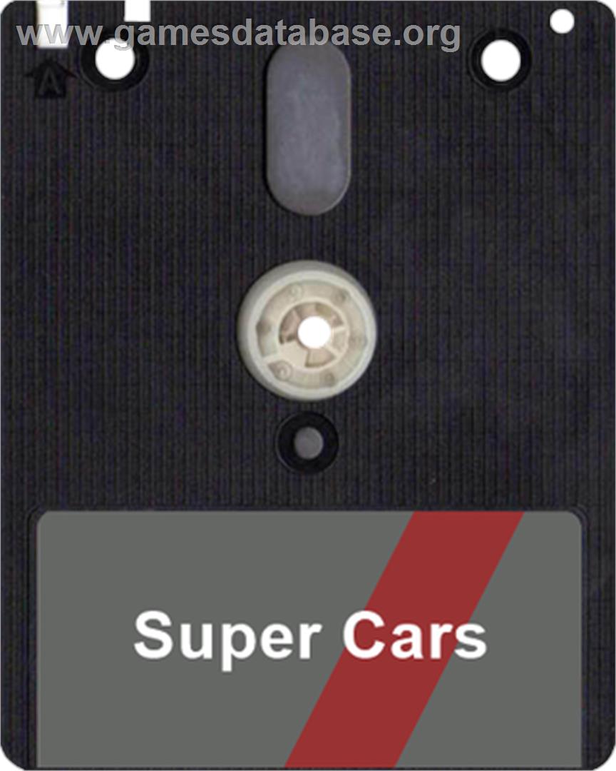 Super Cars - Amstrad CPC - Artwork - Disc