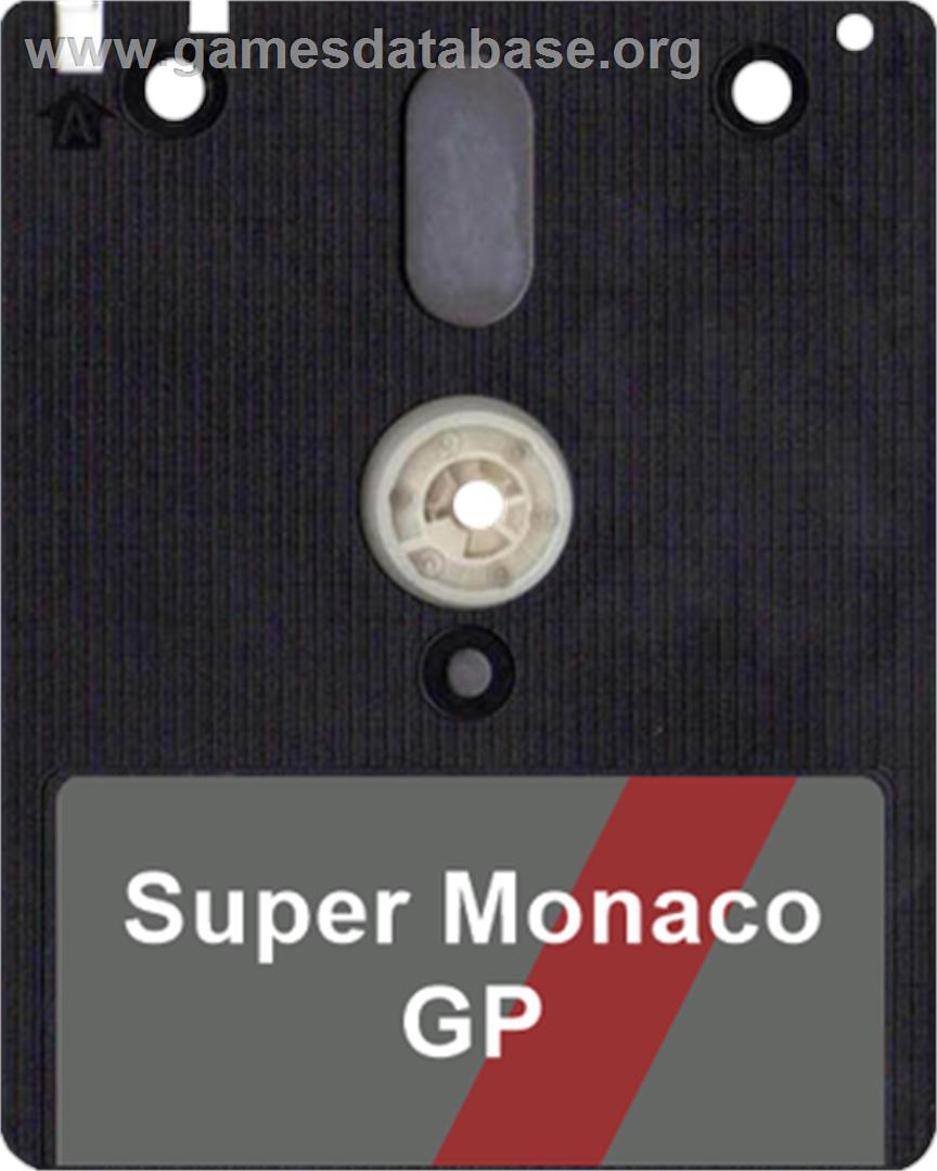 Super Monaco GP - Amstrad CPC - Artwork - Disc