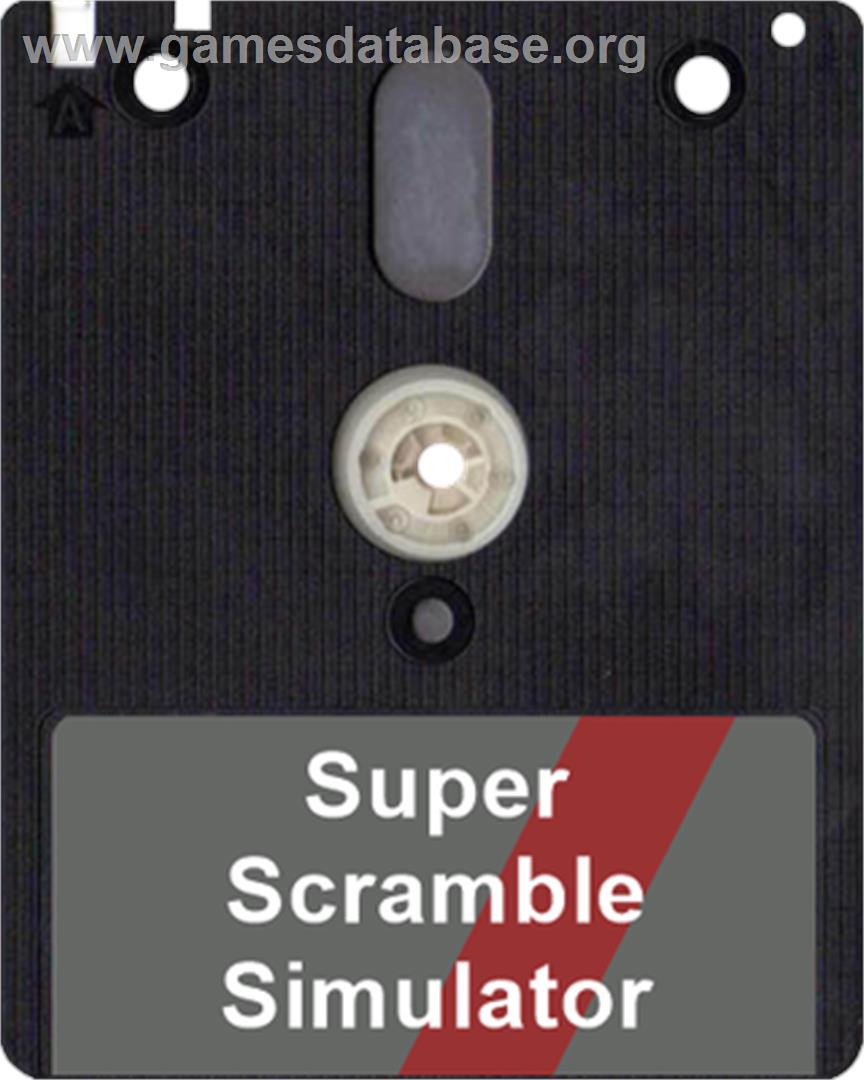 Super Scramble Simulator - Amstrad CPC - Artwork - Disc