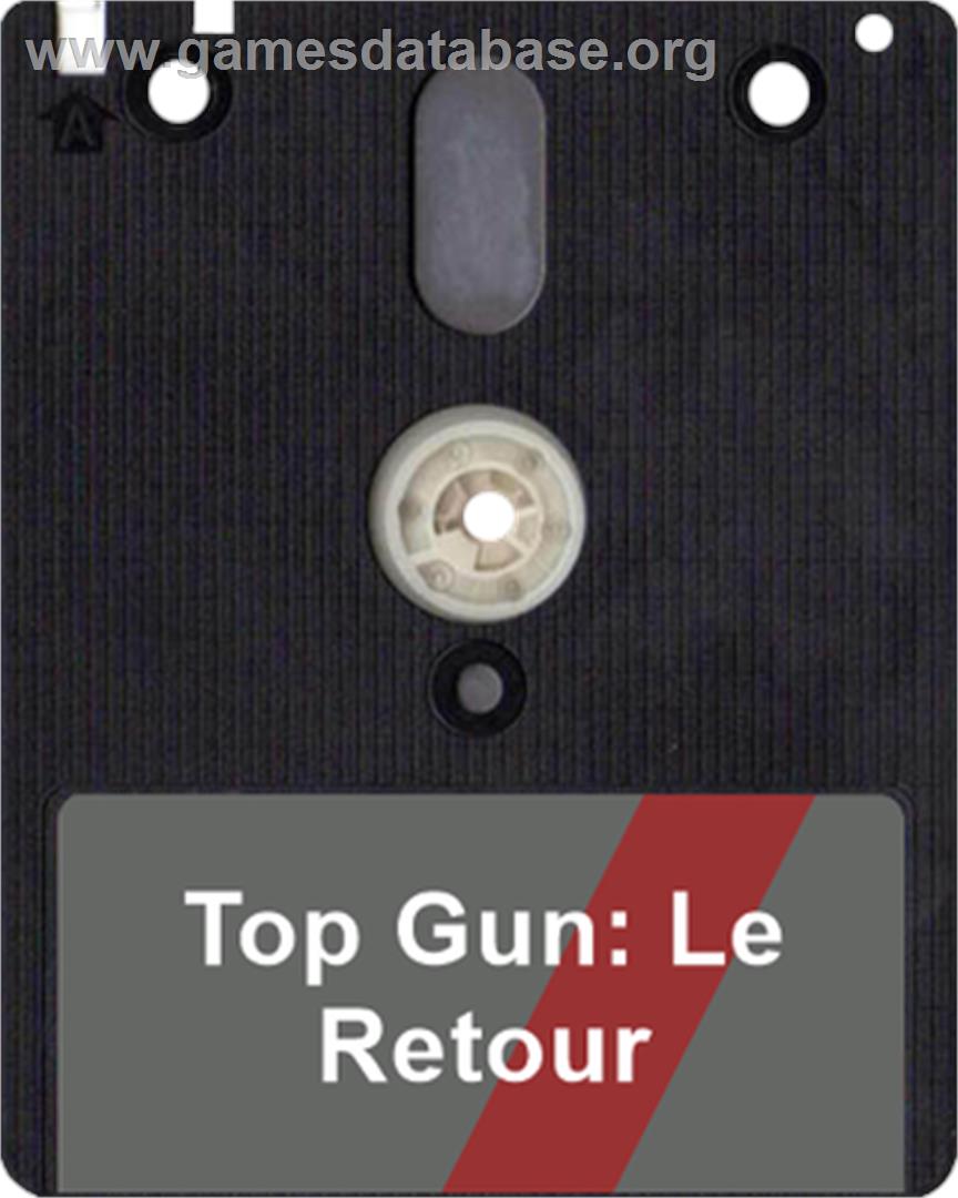 Top Gun - Amstrad CPC - Artwork - Disc