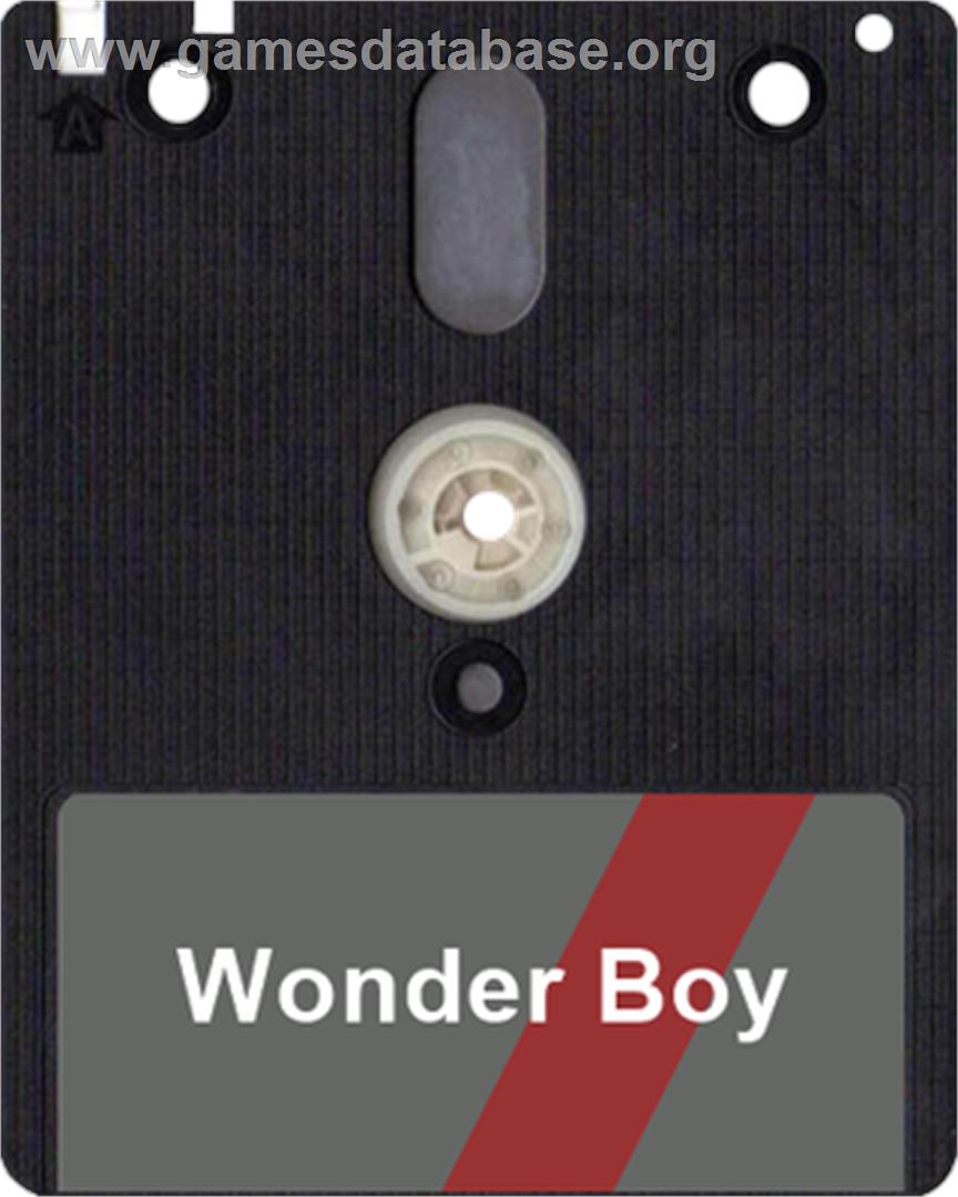 Wonder Boy - Amstrad CPC - Artwork - Disc