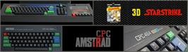Arcade Cabinet Marquee for 3D Starstrike.