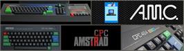 Arcade Cabinet Marquee for A.M.C.: Astro Marine Corps.