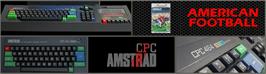 Arcade Cabinet Marquee for American Football.