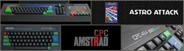 Arcade Cabinet Marquee for Astro Attack.