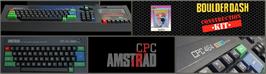 Arcade Cabinet Marquee for Boulder Dash Construction Kit.