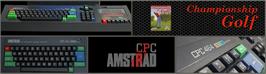 Arcade Cabinet Marquee for Championship Golf.