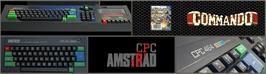 Arcade Cabinet Marquee for Commando.