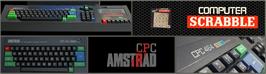 Arcade Cabinet Marquee for Computer Scrabble.