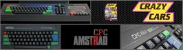 Arcade Cabinet Marquee for Crazy Cars.