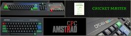 Arcade Cabinet Marquee for Cricket Master.
