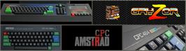 Arcade Cabinet Marquee for Gryzor.