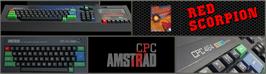 Arcade Cabinet Marquee for Red Scorpion.