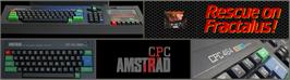 Arcade Cabinet Marquee for Rescue on Fractalus!.
