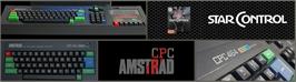 Arcade Cabinet Marquee for Star Control.