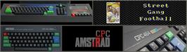 Arcade Cabinet Marquee for Street Gang Football.