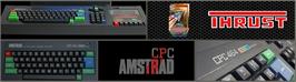Arcade Cabinet Marquee for Thrust.