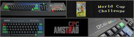 Arcade Cabinet Marquee for World Cup Challenge.