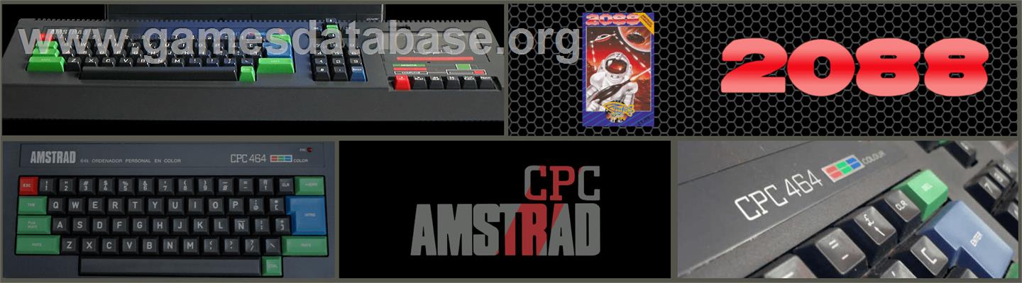 2088 - Amstrad CPC - Artwork - Marquee