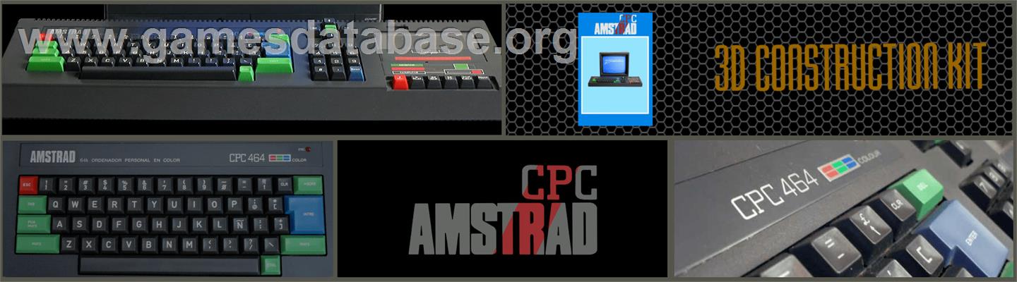 3D Construction Kit - Amstrad CPC - Artwork - Marquee