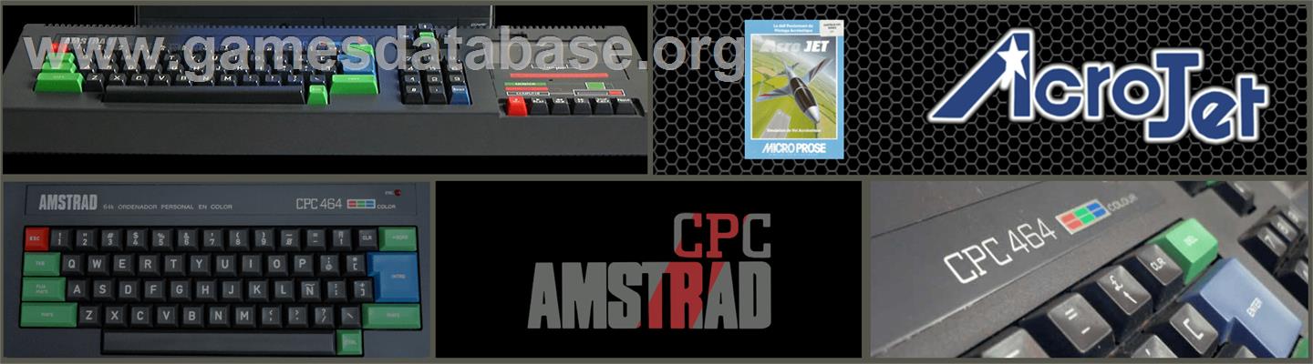 Acrojet - Amstrad CPC - Artwork - Marquee