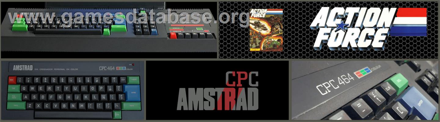 Action Force - Amstrad CPC - Artwork - Marquee