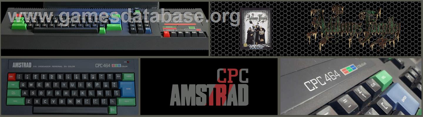 Addams Family, The - Amstrad CPC - Artwork - Marquee