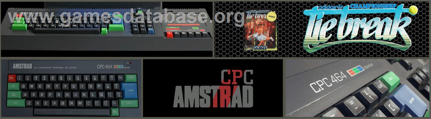 Adidas Championship Tie-Break - Amstrad CPC - Artwork - Marquee
