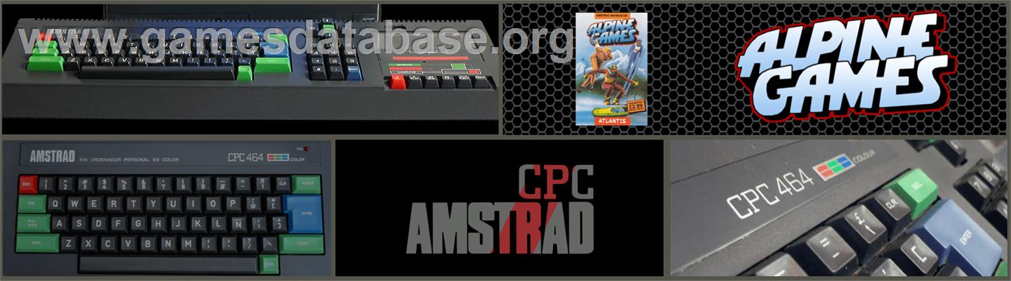 Alpine Games - Amstrad CPC - Artwork - Marquee