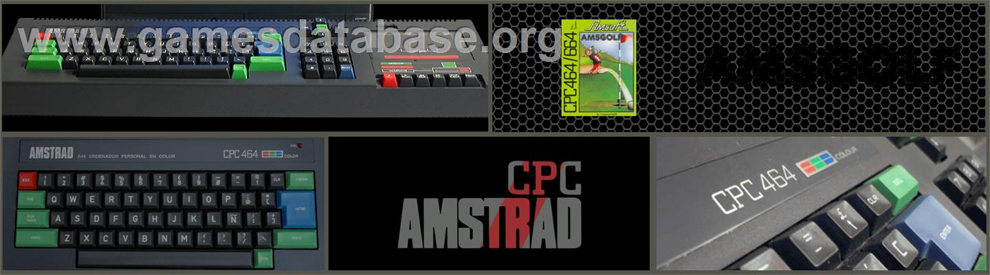 Amsgolf - Amstrad CPC - Artwork - Marquee