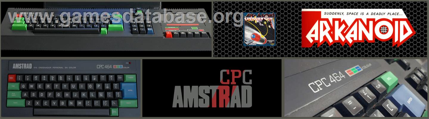 Arkanoid - Amstrad CPC - Artwork - Marquee