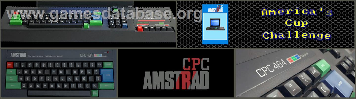 Arnie's America's Cup Challenge - Amstrad CPC - Artwork - Marquee