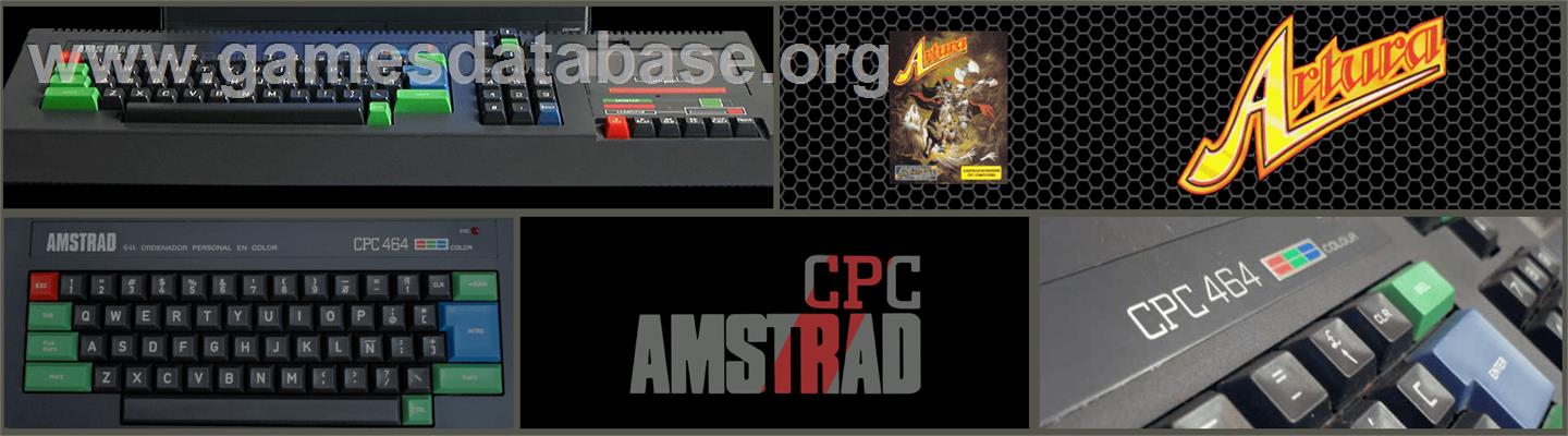 Artura - Amstrad CPC - Artwork - Marquee
