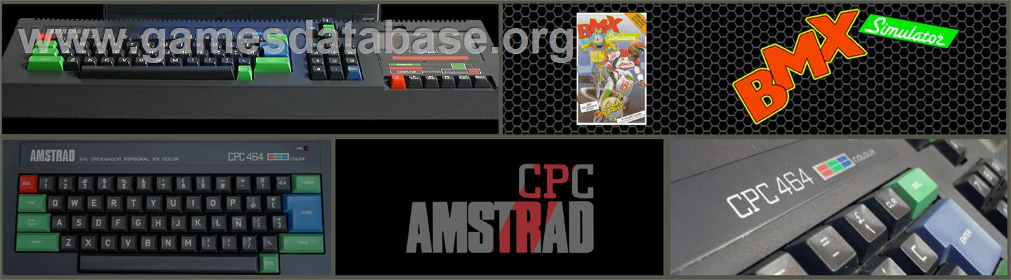 BMX Simulator - Amstrad CPC - Artwork - Marquee