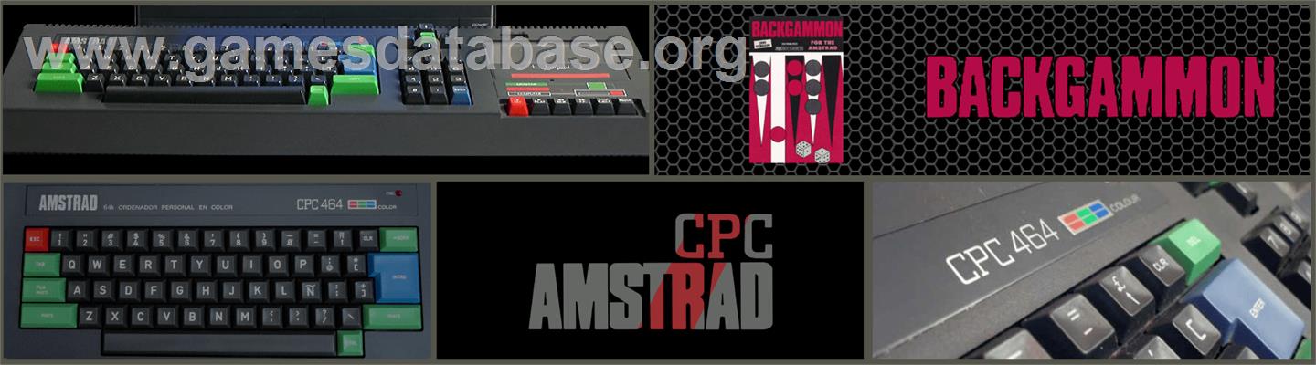Backgammon - Amstrad CPC - Artwork - Marquee