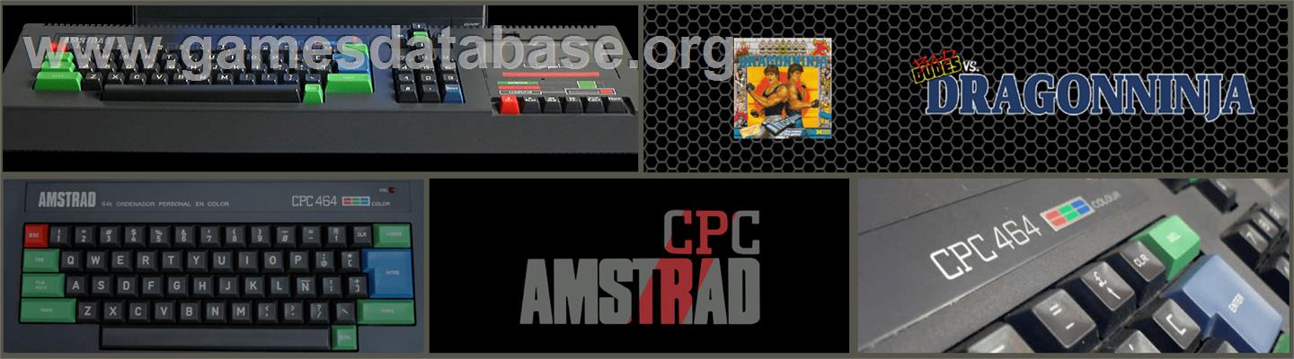 Bad Dudes vs. Dragonninja - Amstrad CPC - Artwork - Marquee