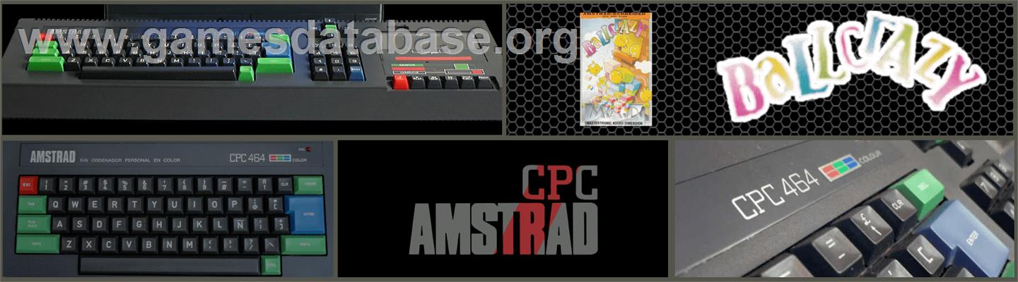 Ball Crazy - Amstrad CPC - Artwork - Marquee