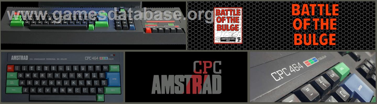 Battle Of The Bulge - Amstrad CPC - Artwork - Marquee