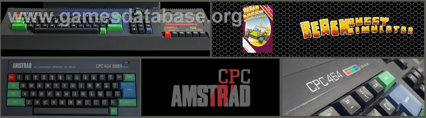 Beach Buggy Simulator - Amstrad CPC - Artwork - Marquee