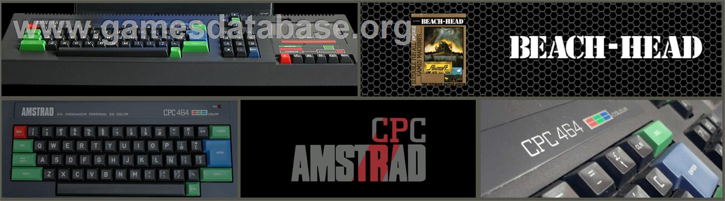 Beach Head - Amstrad CPC - Artwork - Marquee