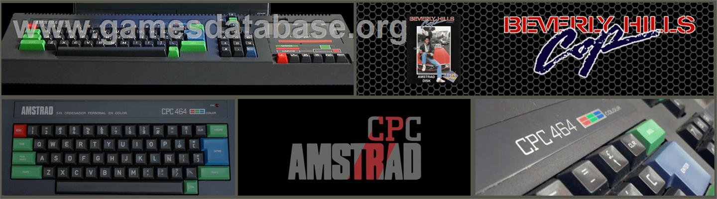 Beverly Hills Cop - Amstrad CPC - Artwork - Marquee