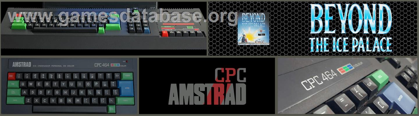 Beyond the Ice Palace - Amstrad CPC - Artwork - Marquee